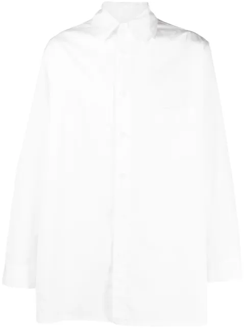 Yohji Yamamoto long-sleeve cotton shirt