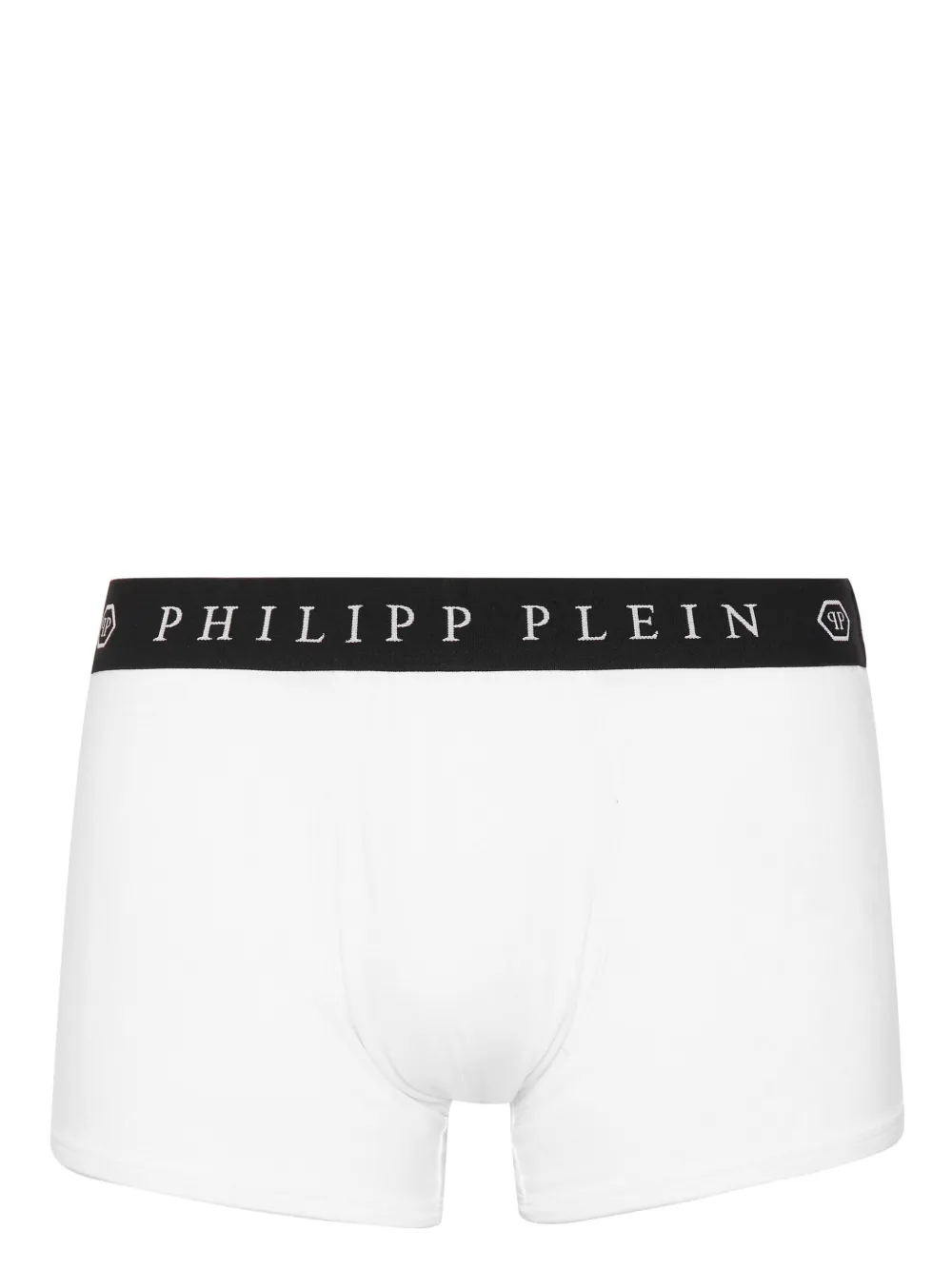 Philipp Plein Gothic Plein Boxer Briefs In White