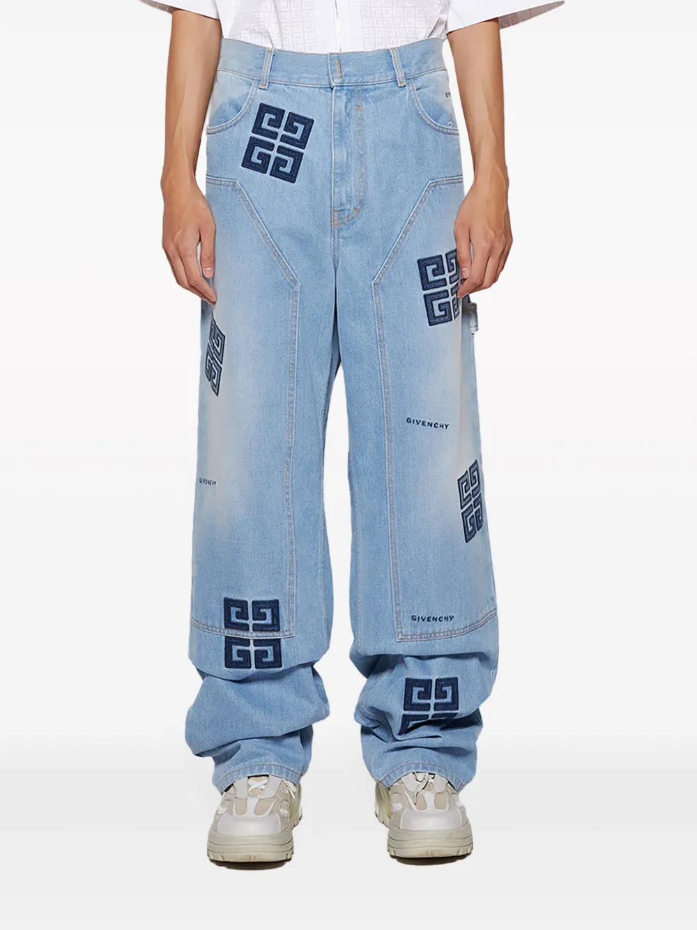 Givenchy High waist jeans Blauw