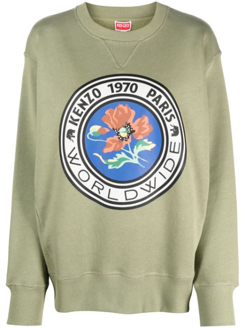 Kenzo graphic-print cotton sweatshirt Women