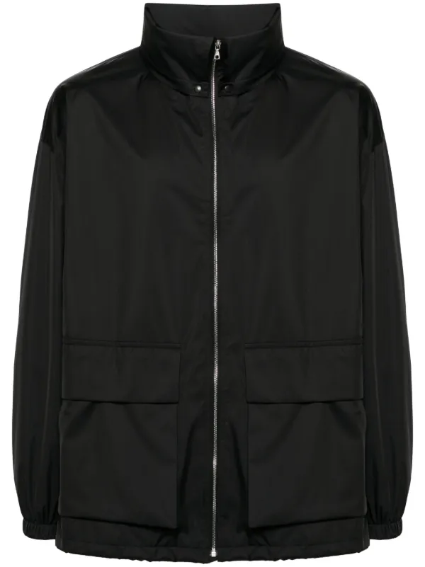 AURALEE ブラックボタンアップジャケット Auralee フーデッド カーゴジャケット | ブラック | FARFETCH JP