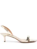 Aquazzura So Nude 60mm leather sandals - Gold