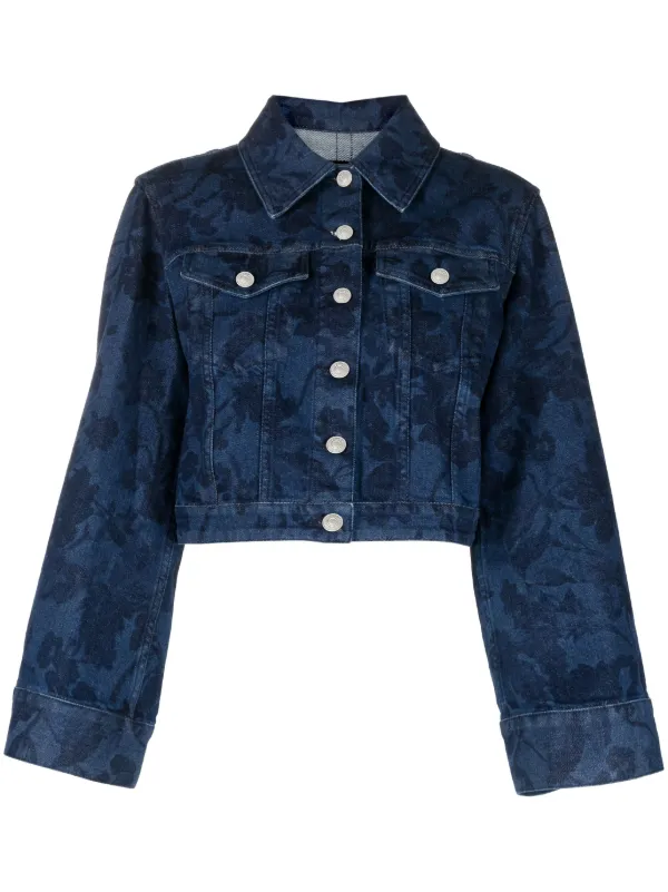 Denim 2025 floral jacket