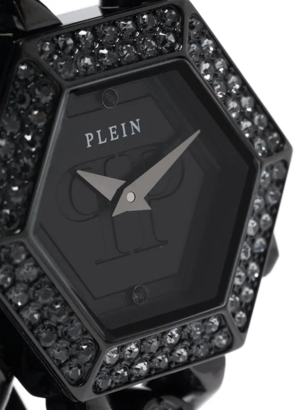 腕時計その他 Philipp Plein The Hexagon Groumette Crystal Watch Philipp Plein The Hexagon Groumette Crystal Accent and