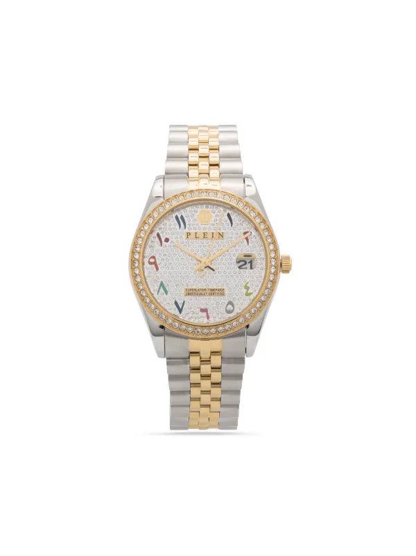 Philipp Plein Date Superlative Arabic Crystal Watch Silver Womens Philipp Plein Womens Watches | Direct Luxury main image 4