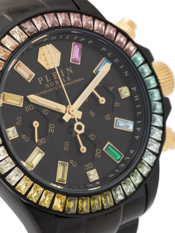 Philipp Plein Nobile Chronograph Lady 38mm 腕時計 | ブラック