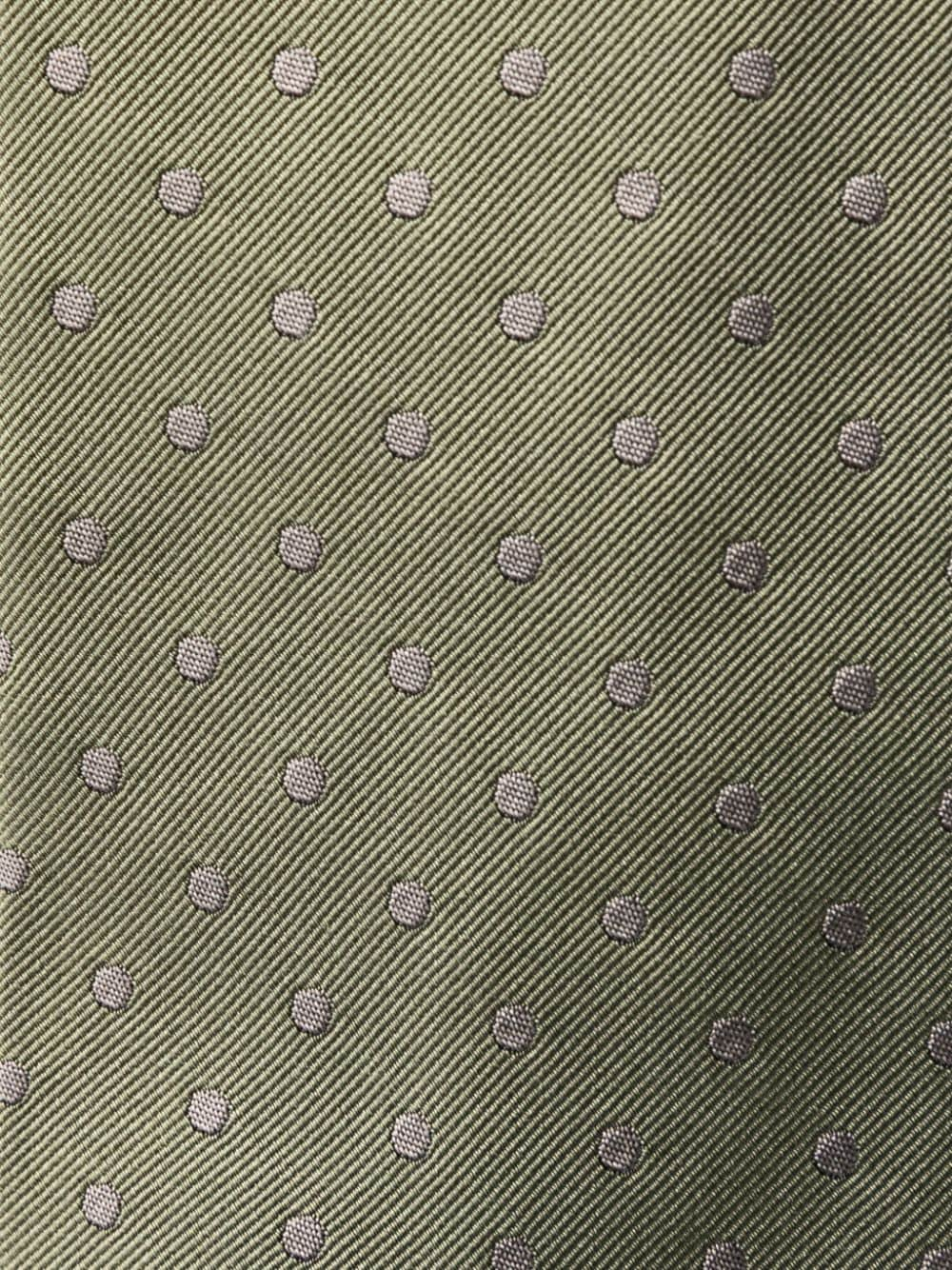 TOM FORD jacquard silk tie - Groen