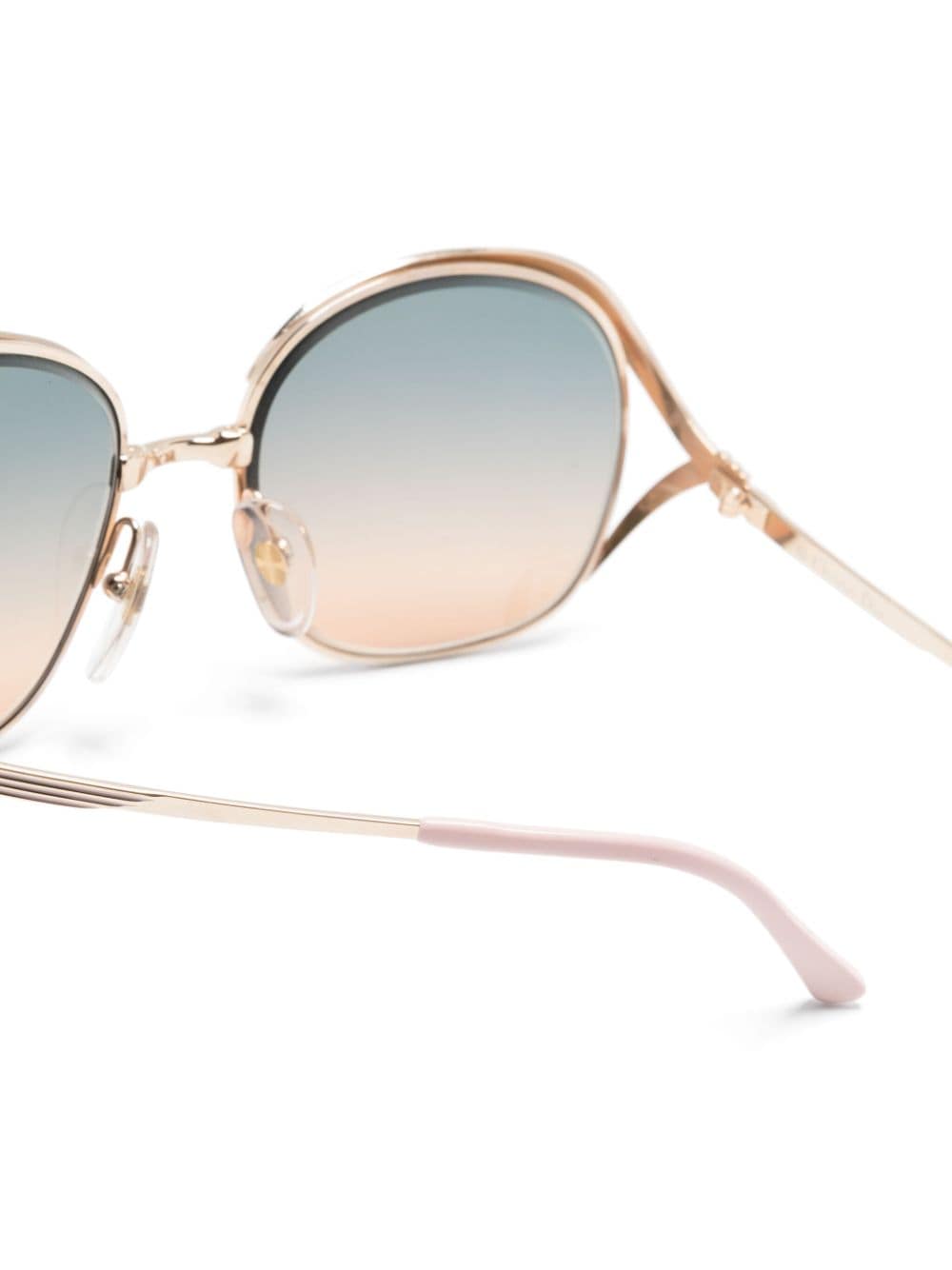 Pre-owned Dior  Oversized Gradient Sunglasses In Pink