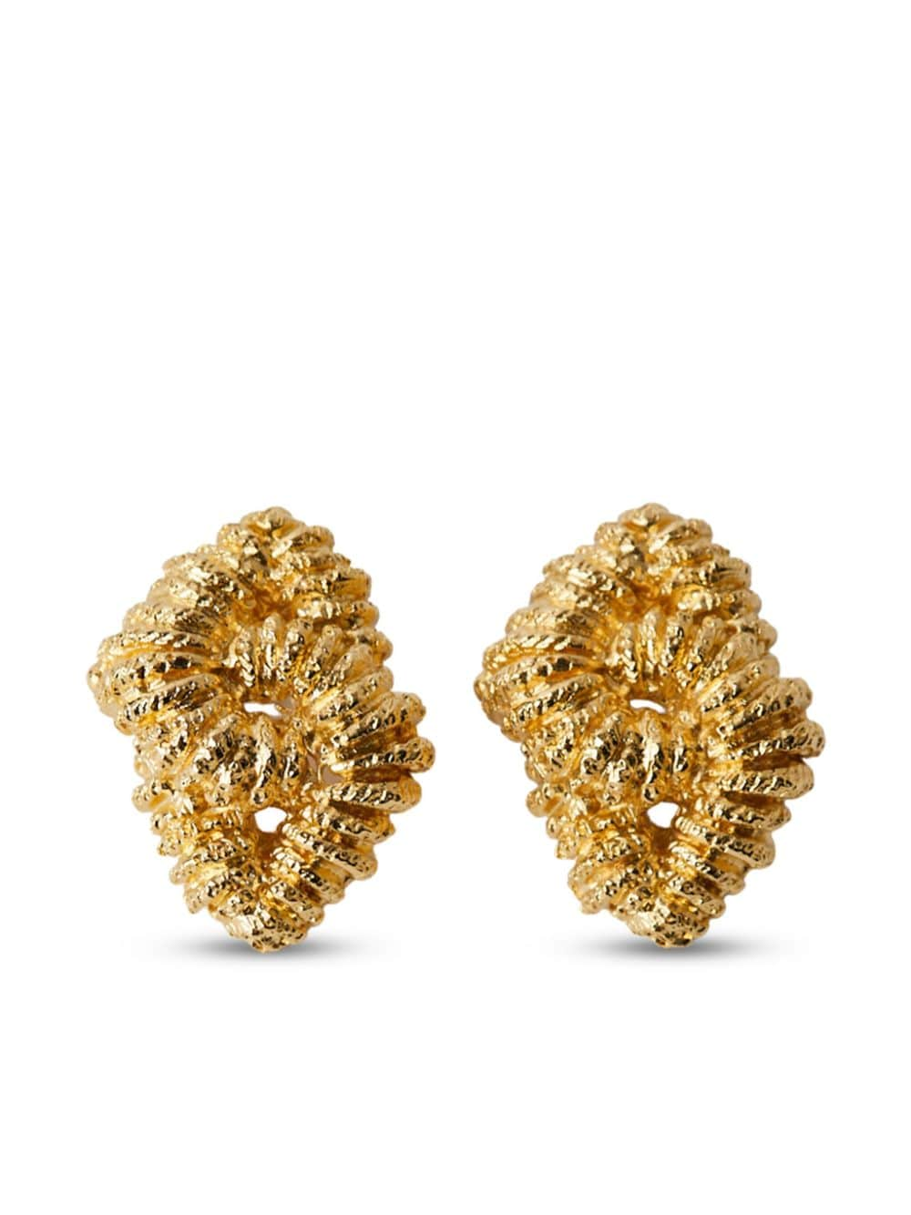 PAOLA SIGHINOLFI LOTO CHUNKY TEXTURED EARRINGS