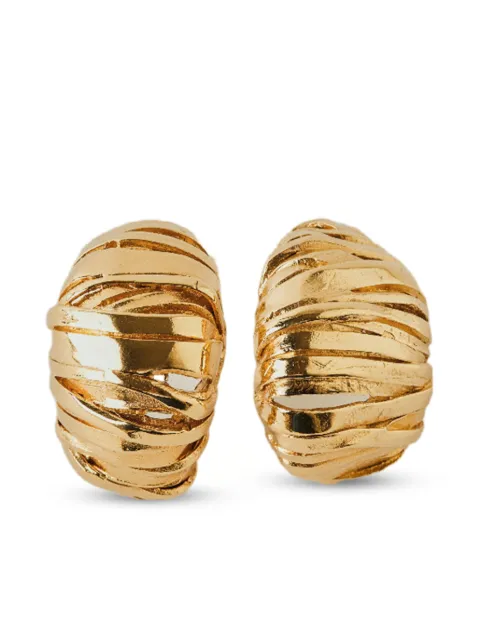 Paola Sighinolfi Blass chunky textured earrings