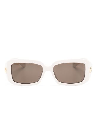 Off-White logo-plaque square-frame Sunglasses - Farfetch