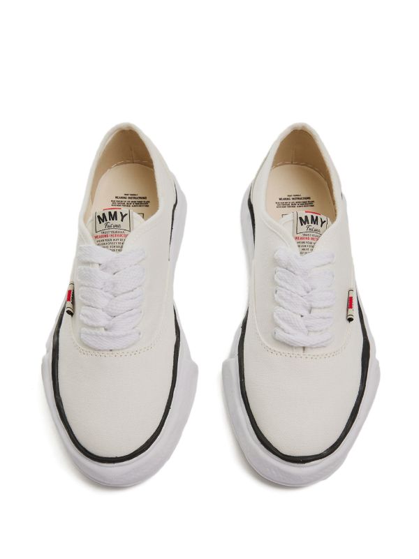 Maison MIHARA YASUHIRO logo-tag Cotton Sneakers - Farfetch