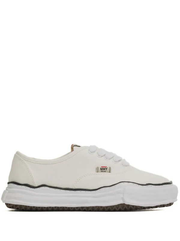 Maison MIHARA YASUHIRO logo-tag Cotton Sneakers - Farfetch