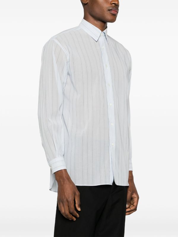 Auralee Hard Twist Finx Striped Shirt - Farfetch