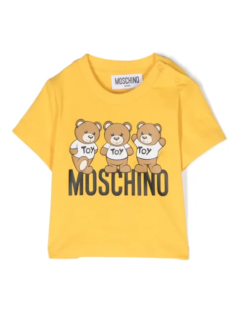 Moschino Kids logo-print cotton T-shirt