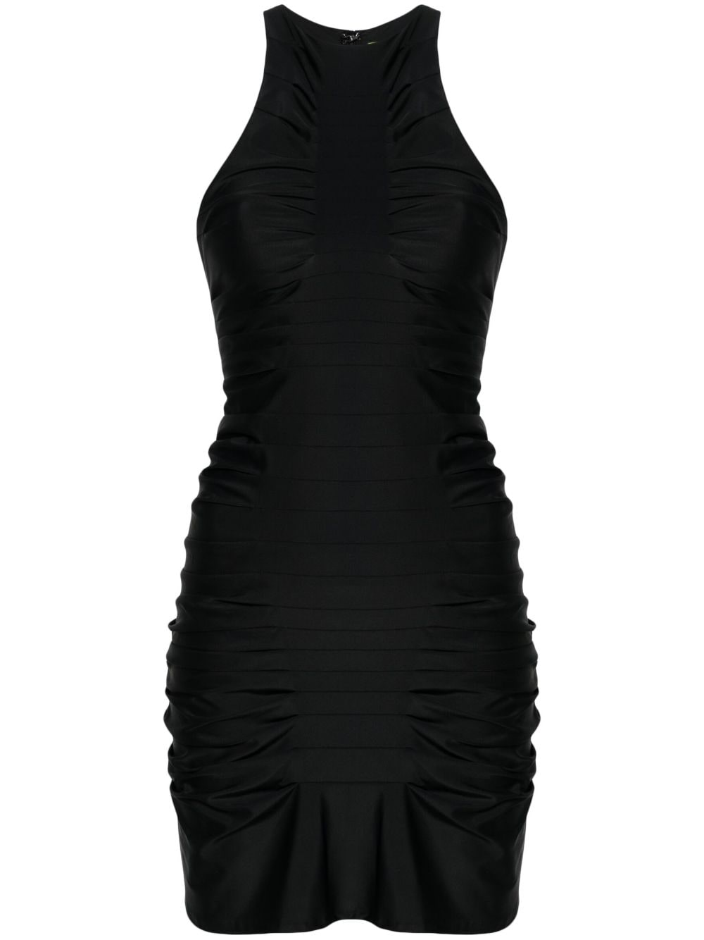 GAUGE81 Gedrapeerde mini-jurk Zwart