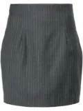GAUGE81 Mani pinstriped mini skirt - Grey