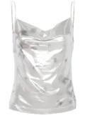 Maccapani Ita laminated tank top - Silver