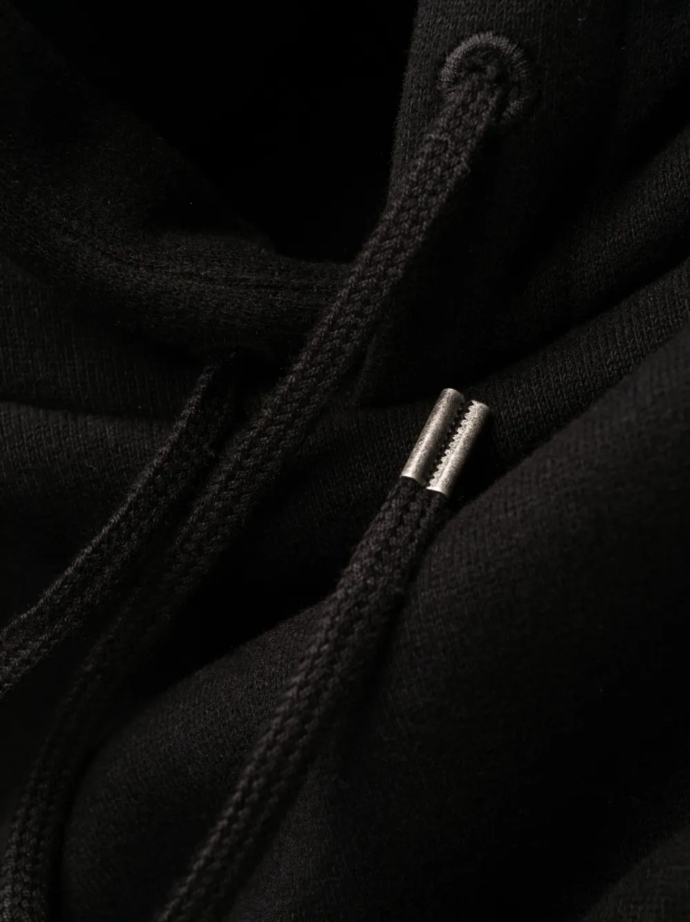 Saint Laurent Asymmetric Cotton Cape | Black | FARFETCH