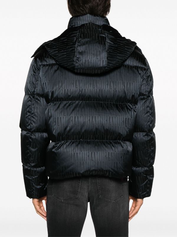 AMIRI logo-print Padded Jacket - Farfetch