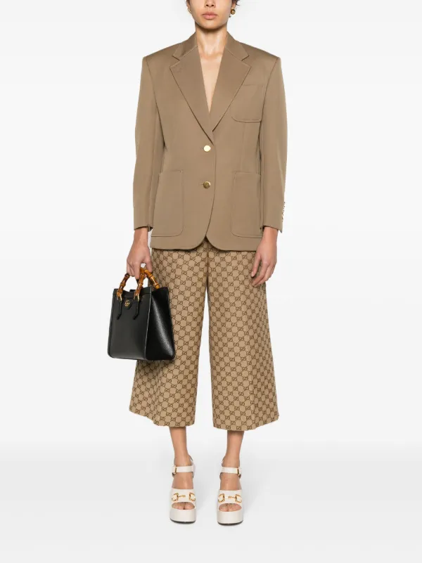 Gucci ホースビット シングルジャケット | ブラウン | FARFETCH JP