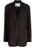 Studio Nicholson Conde tailored-cut blazer - Brown