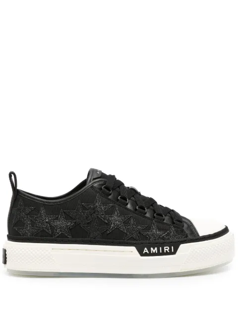 AMIRI star-embroidered canvas sneakers