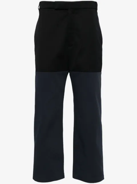 Thom Browne Unconstructed Combo straight-leg trousers