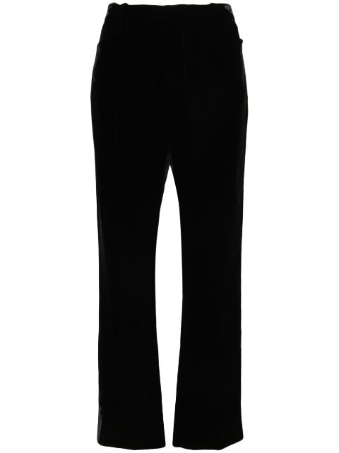 TOM FORD mid-rise tailored velvet trousers