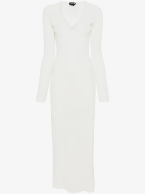 TOM FORD pointelle-knit maxi dress