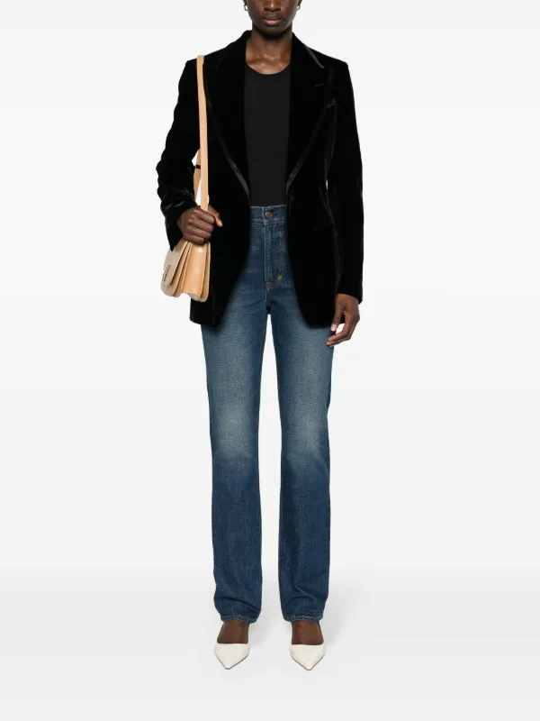 TOM FORD mid-rise Straight Jeans | Blue | FARFETCH