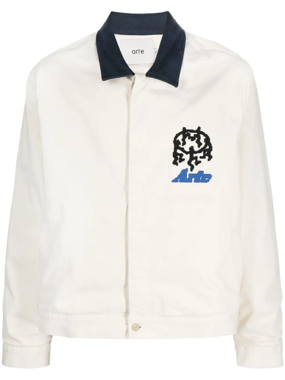 ARTE Jones Pixel Dancers shirt jacket – Neutrals