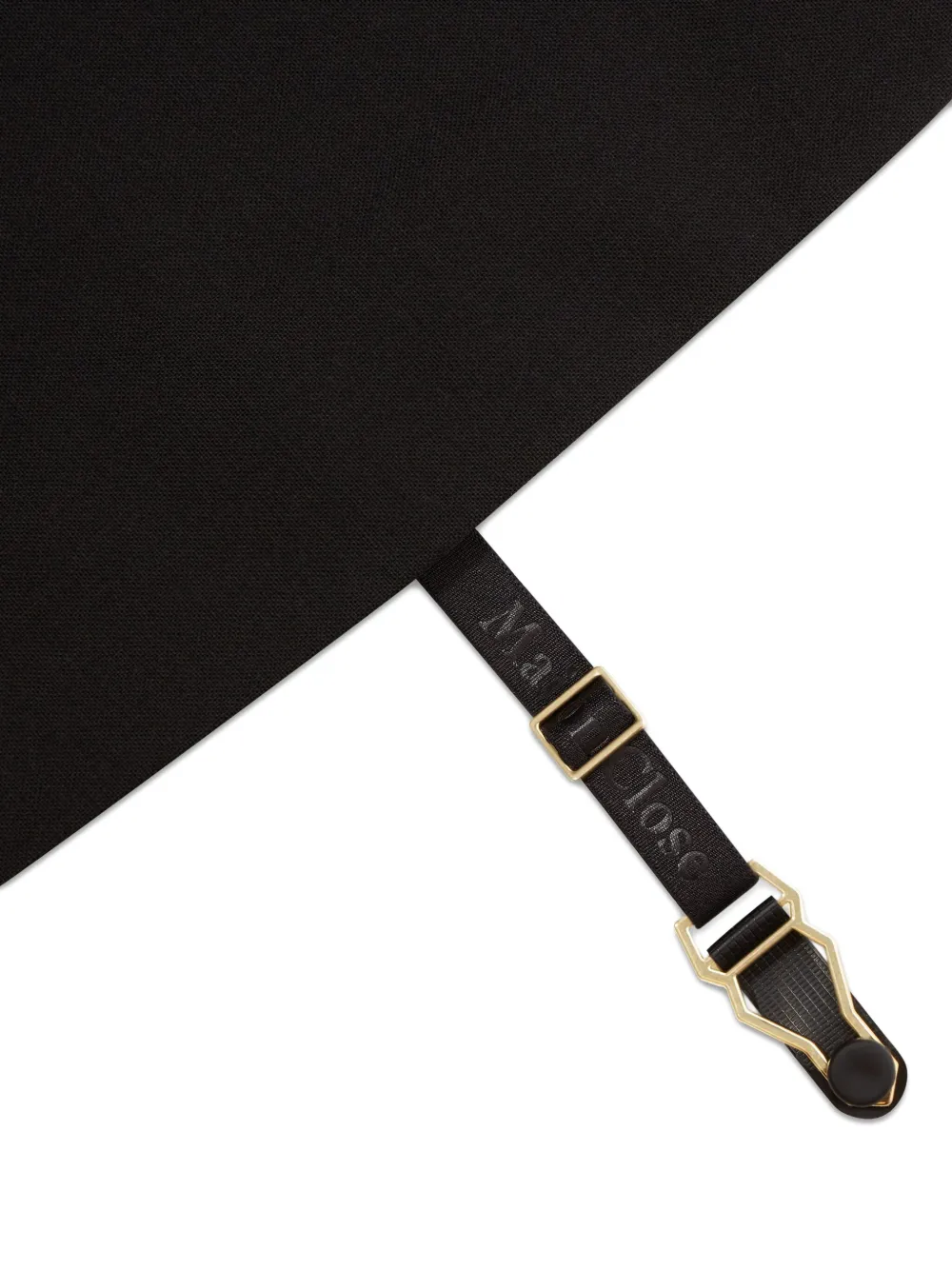 Satin-Trim Tailored Blazer