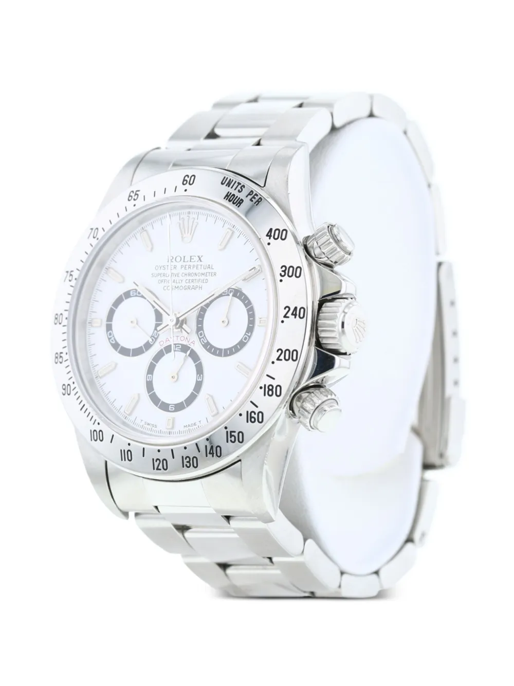 Pre-owned Rolex 1996  Daytona Cosmograph 40mm In White