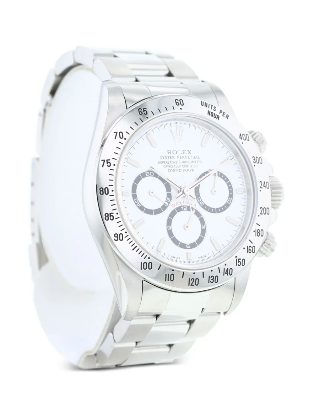 Pre-owned Rolex 1996  Daytona Cosmograph 40mm In White