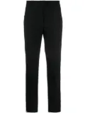 Maison Close lace-stripe virgin-wool blend tailored pants - Black