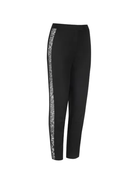 Maison Close pantalones de vestir con encaje