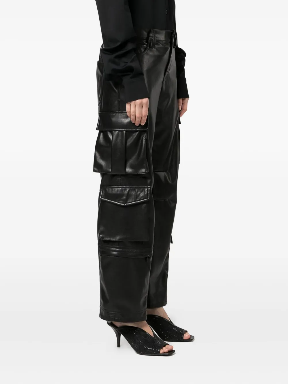 Alice And Olivia Luis Cargo Pants In Black