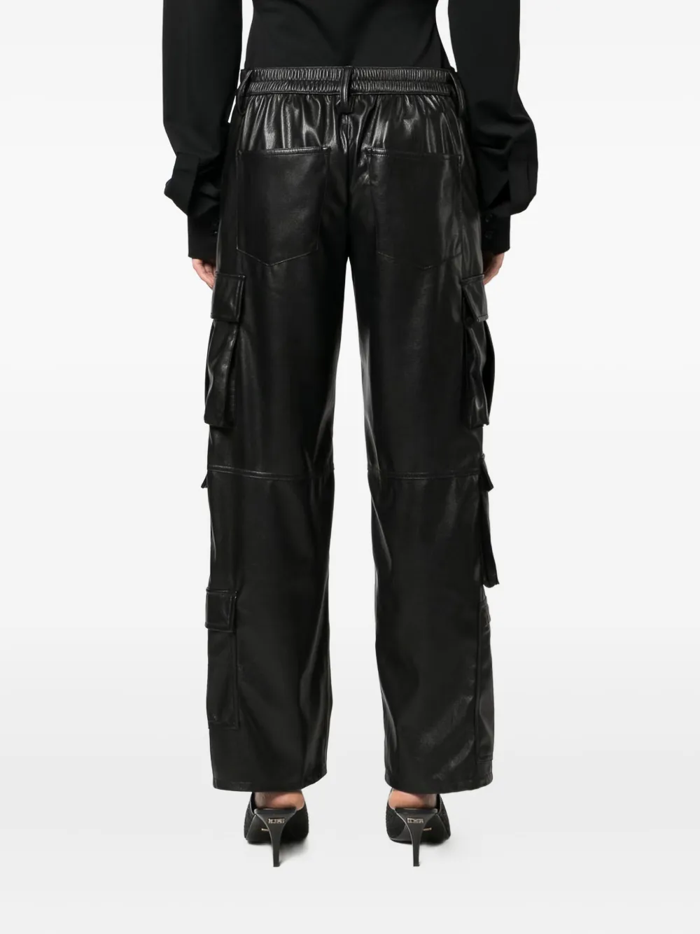 Alice And Olivia Luis Cargo Pants In Black