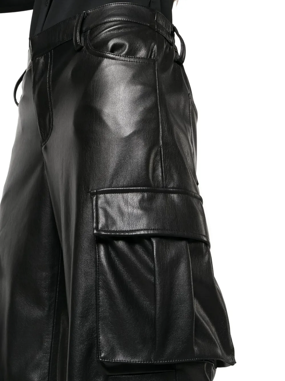Alice And Olivia Luis Cargo Pants In Black