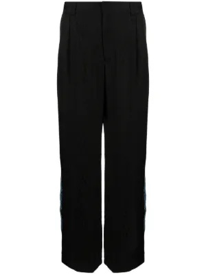 新品 OUR LEGACY Unveil ウールワイドレッグパンツ OUR LEGACY ウールパンツ | ブラック | FARFETCH JP
