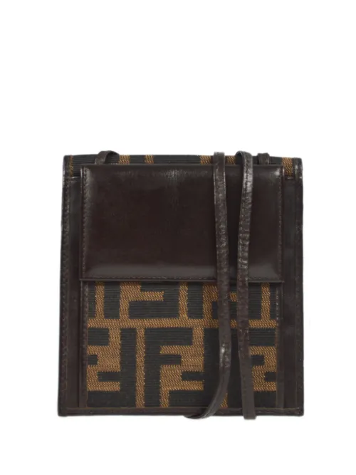 Portefeuille à motif Zucca (années 1990-2000) - Fendi Pre-Owned - Modalova