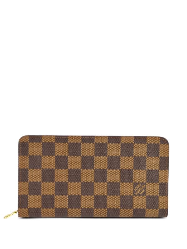 lv checkered wallet