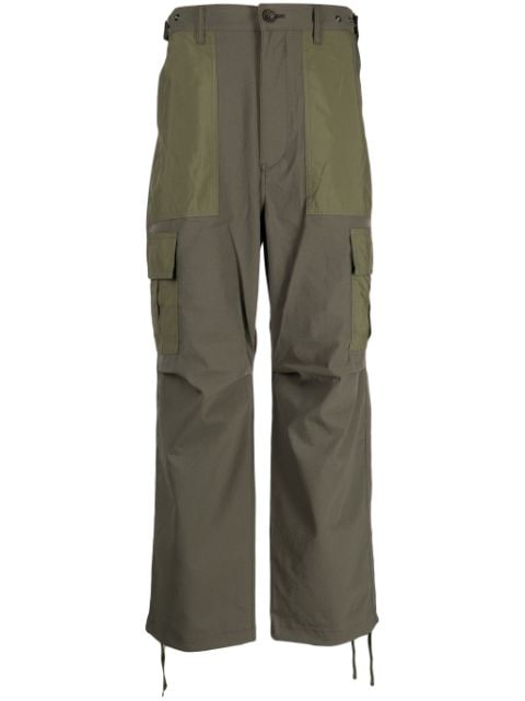 White Mountaineering high-waist straight-leg trousers
