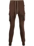 Rick Owens drawstring drop-crotch track pants - Brown