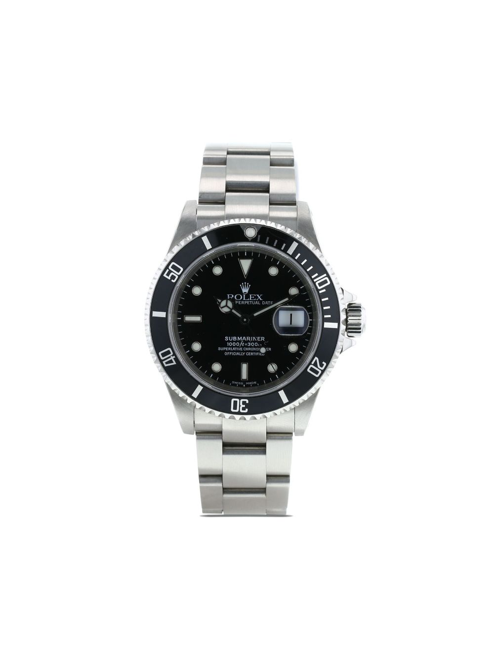 Rolex 2001 pre-owned Submariner Date 40mm - Black