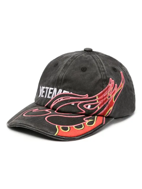 VETEMENTS embroidered-logo cotton baseball cap