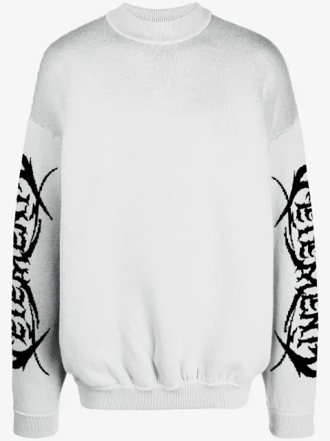 VETEMENTS suéter con logo estampado