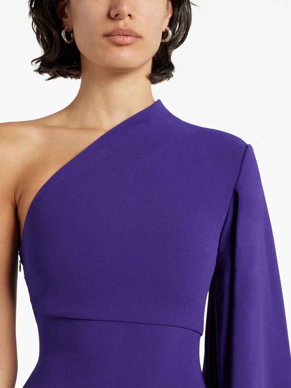 Purple one sleeve dress best sale