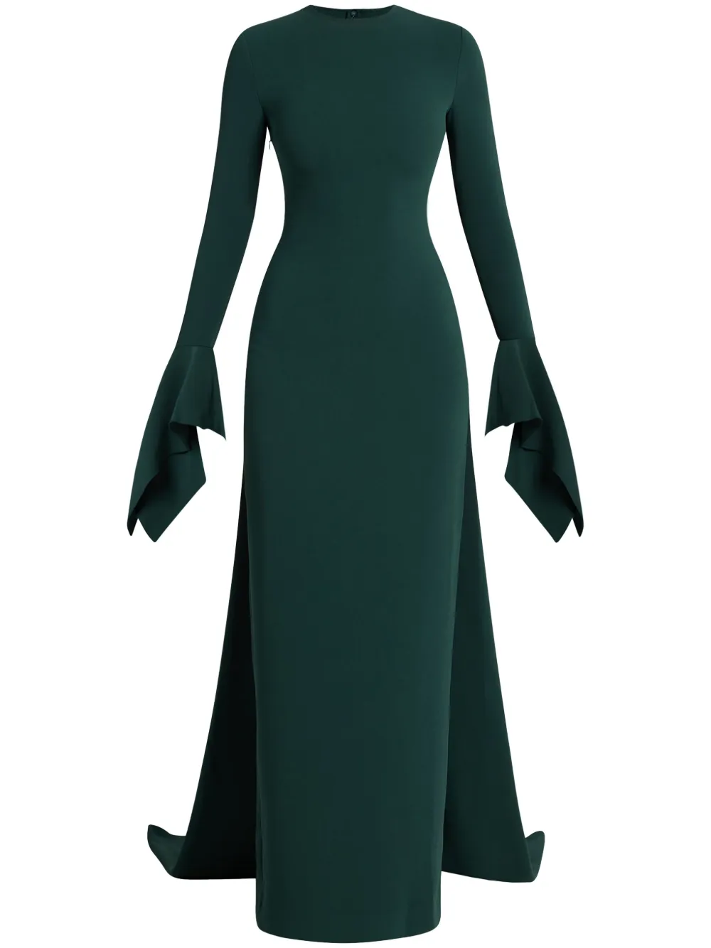 farfetch.com | Blake flared-cuffs gown